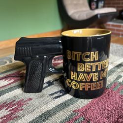New - Gun Handle Coffee Mug 