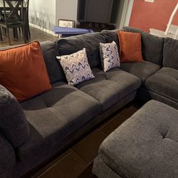 Couch w/ Ottoman