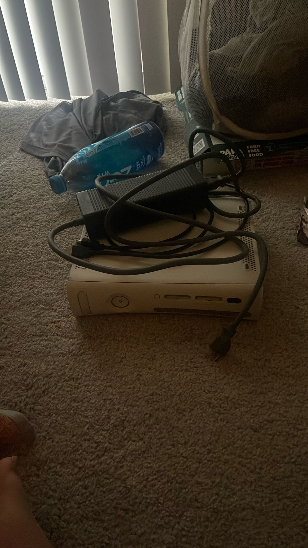Xbox 360 Console And Power Cord And HDMI cable