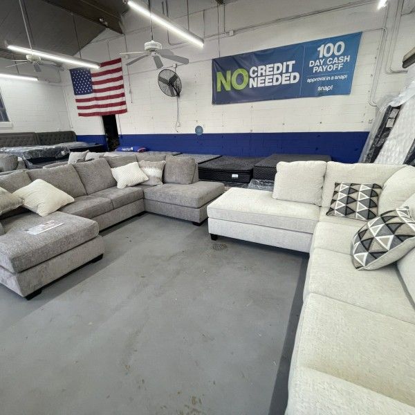New Sectionals Save 50% Off Retail Prices