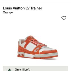 Louis Vuitton Orange Trainers 