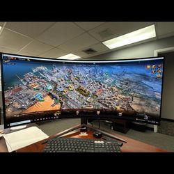 LG Ultragear 45” Ultrawide Curved Oled Monitor 