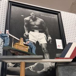 Ali/Liston Framed “First Round First Minute”