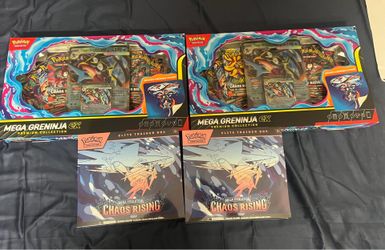 Pokemon Chaos Rising & Mega Greninja ex Premium Collection