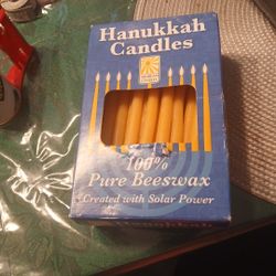 Hanukkah Candles 5 Inch  100% Pure Beeswax 
