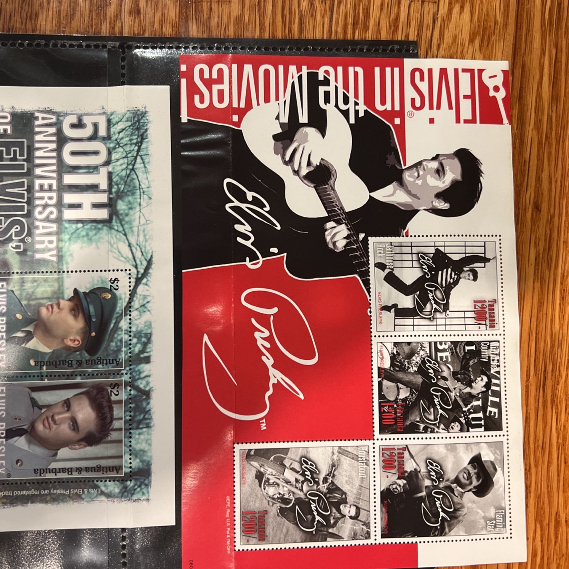 Elvis Presley Stamps -mint rare collectibles