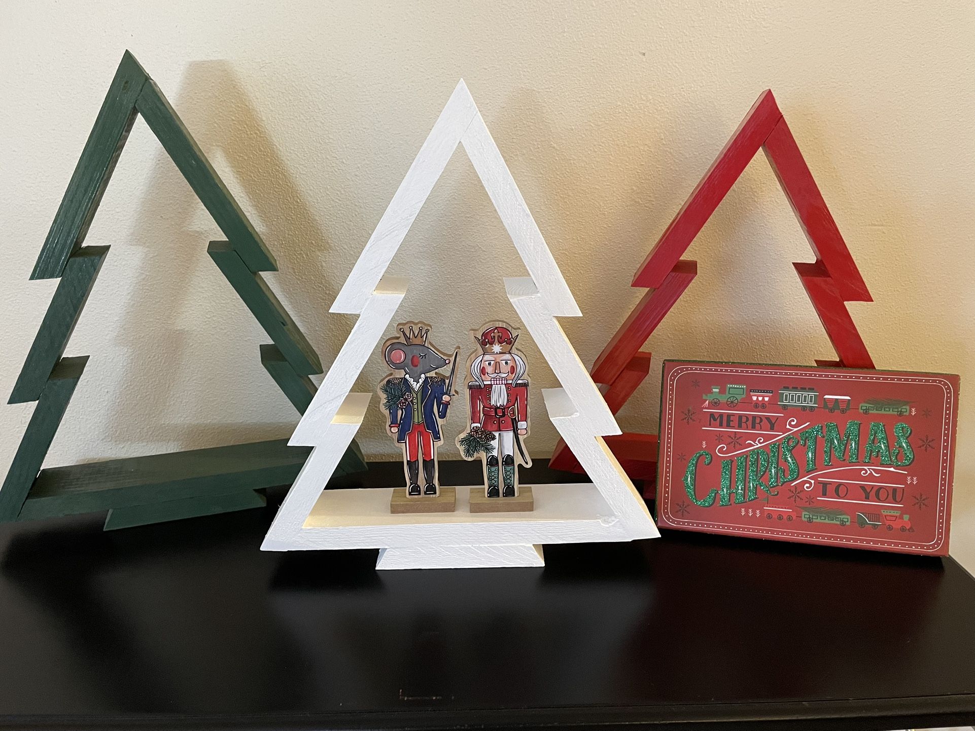 Wooden Handmade Christmas Trees