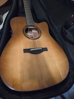 Yamaha TAG1 C TransAcoustic Sand Burst Dreadnought Acoustic Guitar