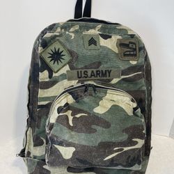 Vintage U.S. ARMY Backpack Camouflage 