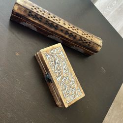 Boxes For Incense Sticks Like New Wooden Hand Paint 
