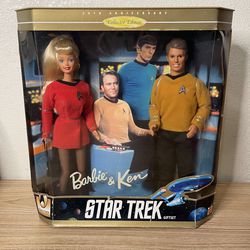 Collector Edition 1996 Barbie and Ken Star Trek Gift Set 30th Anniversary