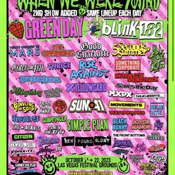 When We Were Young Festival Ticket 