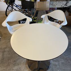 Mid Century Modern Breakfast Table Set With Chairs