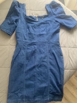 Midi denim Dress