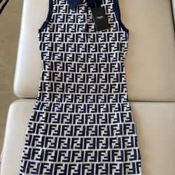 Fendi Brand New Dress With Dust Bag And Tag