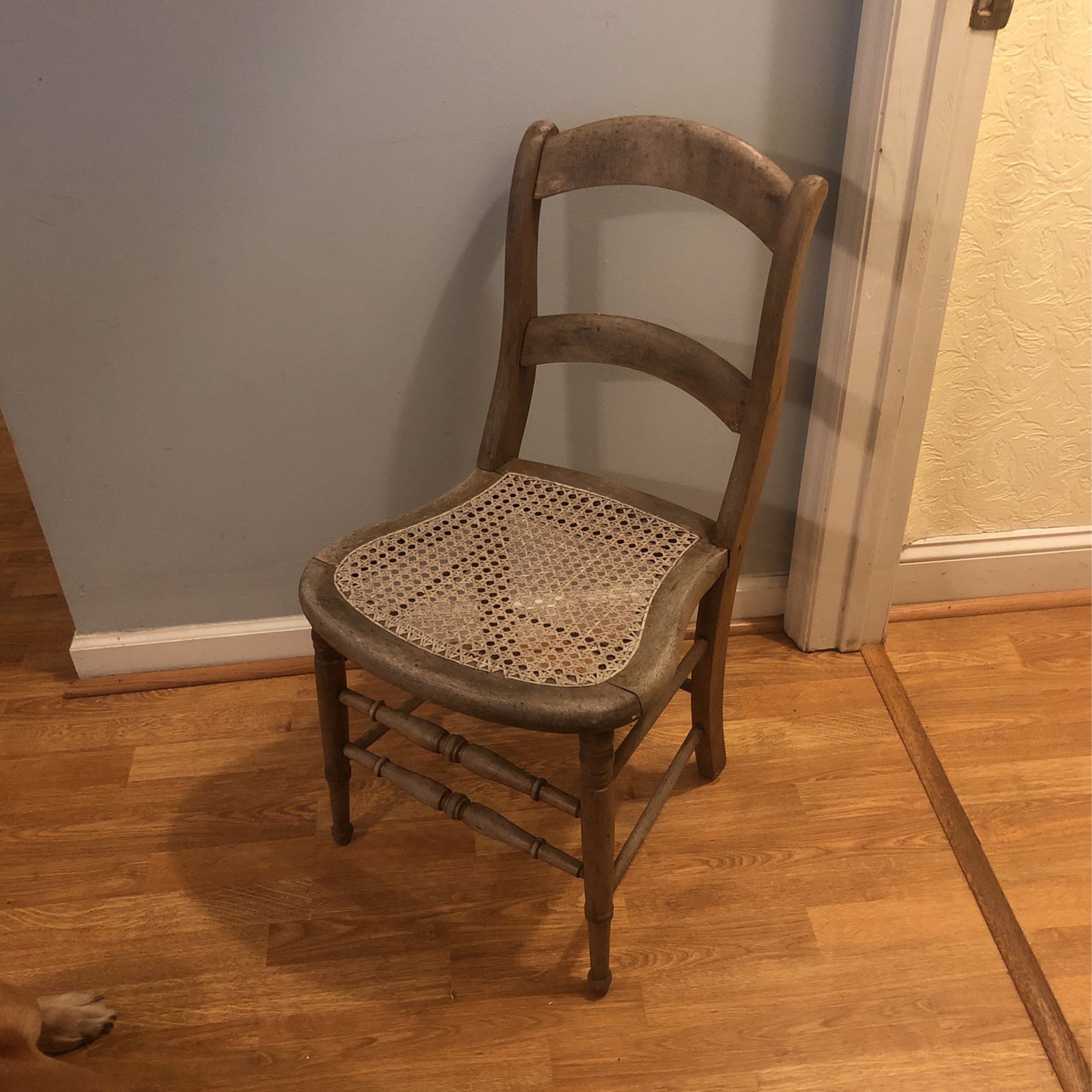 Vintage Cane Wooden Chair