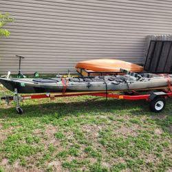 Kayak  and  Trailer 