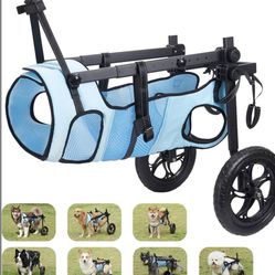 Dog Wheelchair for Back Legs, Dog Wheelchair Cart, Doggy/cat Wheelchairs with Disabled Hind Legs Walking, Mobility Aids for Large Pets Hind Limbs, Dog