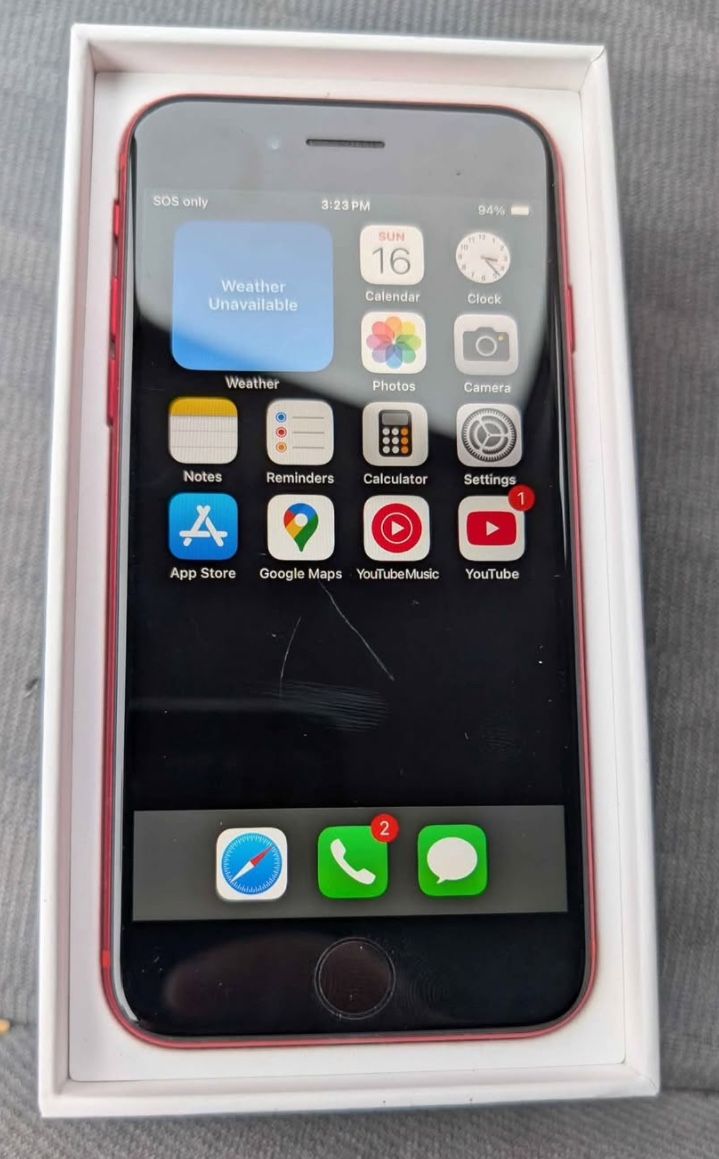 iPhone SE Product Red 128GB