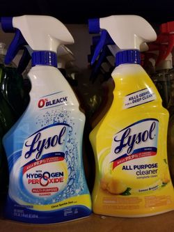 Lysol spray $2 each