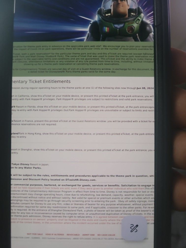 4 DISNEY WORLD TICKETS