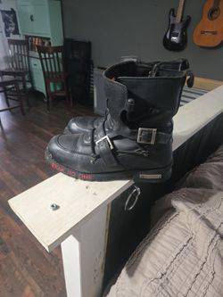 Milwaukee leather riding boots