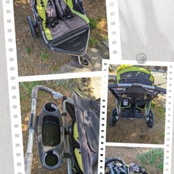 Double Baby Trend Jogging Stroller Jogger