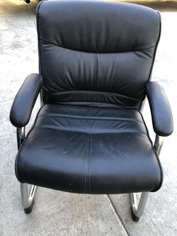 Faux leather And Chromosome Arm Chair