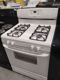 Estufa de gas blanca con doble parrilla KENMORE