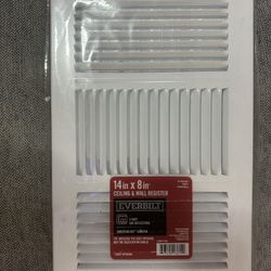 14in X 8in Ceiling & Wall Register
