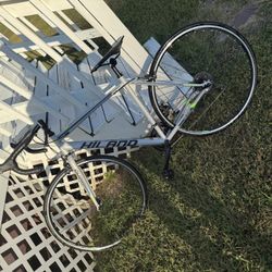 Hiland Road Bike Hybrid Bike Aluminum Frame 700C 14 speeds with V-Brakes