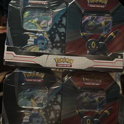 Umbreon Vaporeon tin bundle