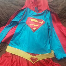 Supergirl Hooded Cape Halloween