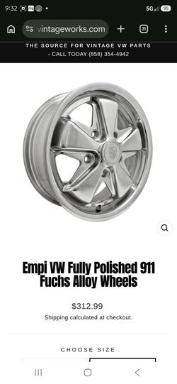 Empi Porsche 911 Alloys with New Falken Tires