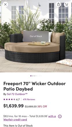 Sol 72 outdoor daybed deals