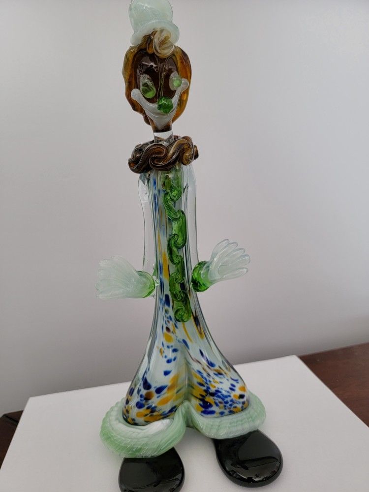 Vintage Murano Glass Clown 
