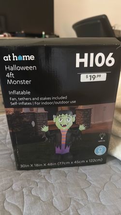 4ft halloween inflatable monster