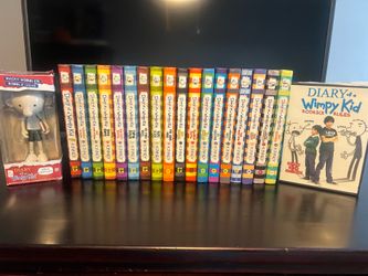 Diary Of A Wimpy Kid 18 Hardcover Book Set – Book 16 Signed! And extras!