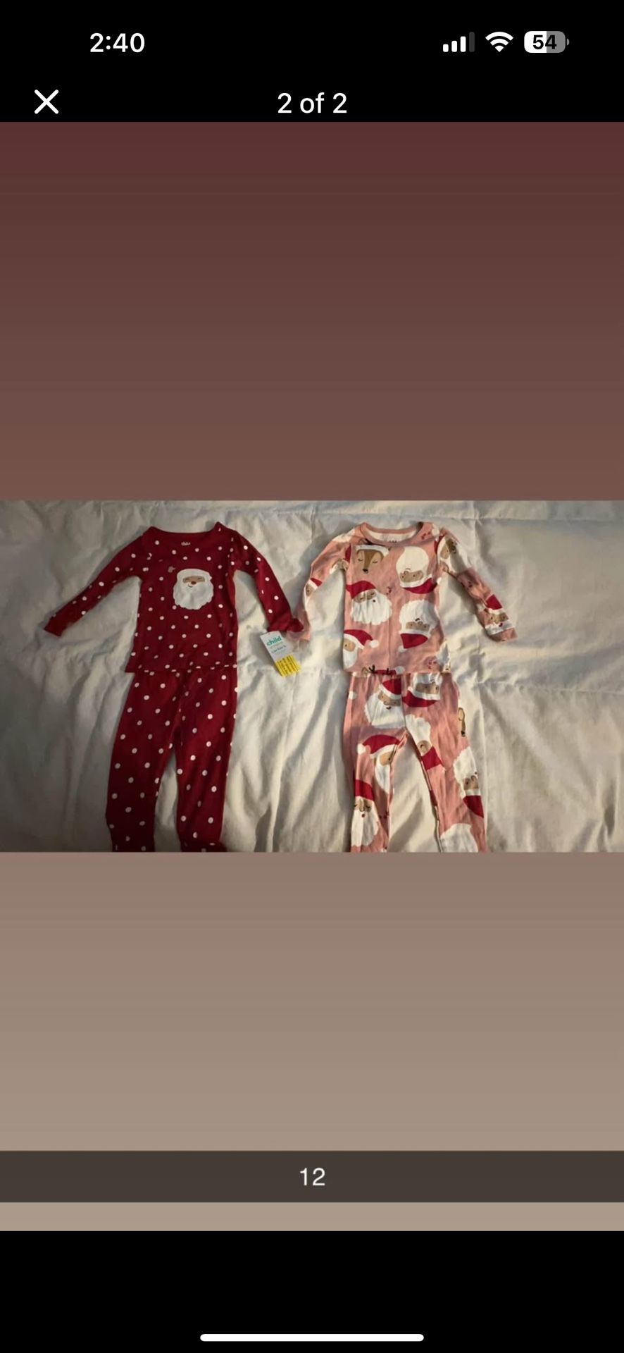 Christmas Baby Girl Set
