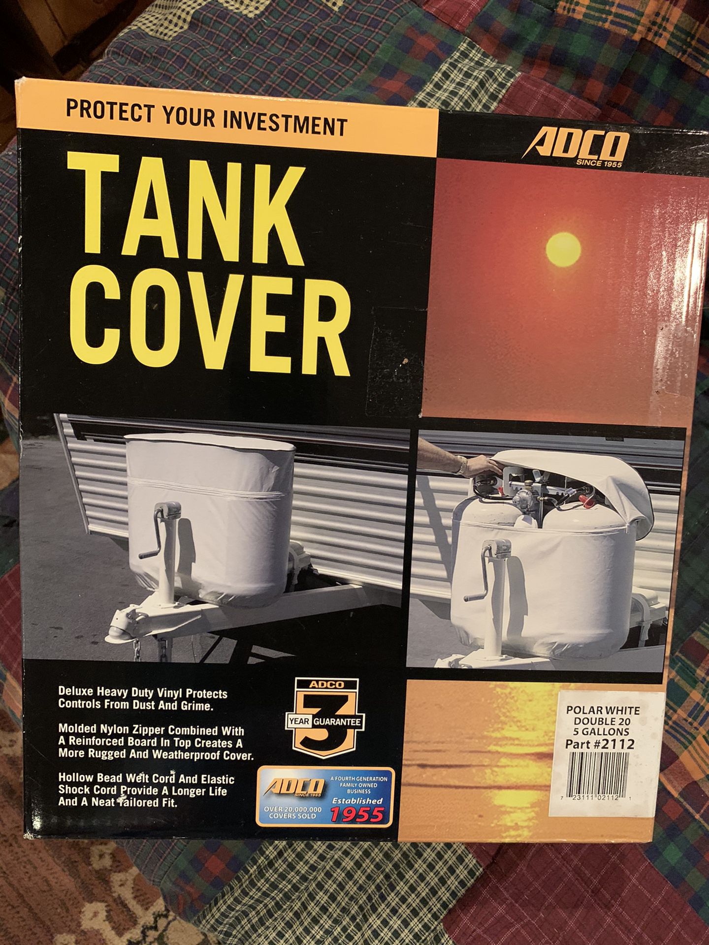 Double tank cover