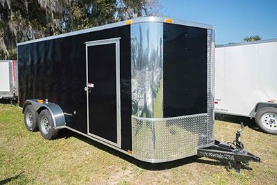 New 6x12 tandem enclosed trailer