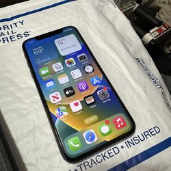 iPhone X black unlocked 256gb