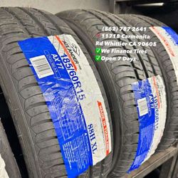195/60R15 Atlander Set of Tires Installed and Balanced Set de Llantas Nuevas Instaladas y Balanceadas