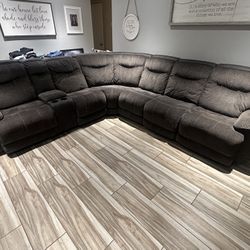 MOR FURNITURE BUBBA GRAPHITE COUCH SECTIONAL RECLINER SOFA LOVESEAT 