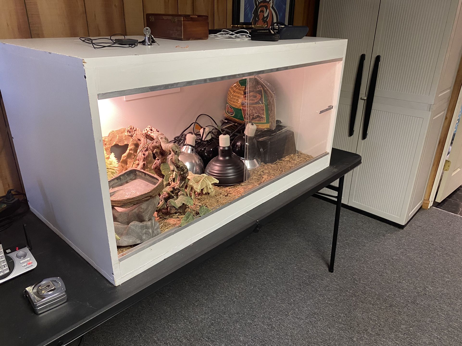 4x2x2 Melamine Reptile Cage