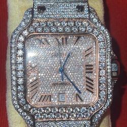 two tone cartier watch