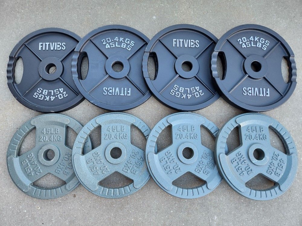 Olympic Iron Weight Plates 45s