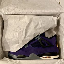 Air Jordan 4 Retro Lakers Imperial Purple [FV5029-500] * size 10 | New, Unworn