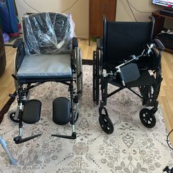 1 New 1 Used Wheelchair 