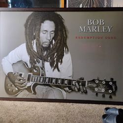 Rare GIANT Bob Marley Redemption Song Poster.
